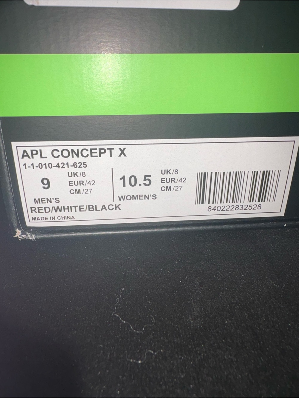 APL Red TechLoom High-Top Athletic Sneakers - Picture 6 of 6